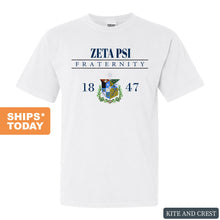 Load image into Gallery viewer, Comfort Colors T-Shirt - Large Crest Shirt