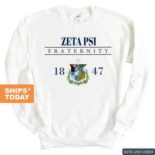 Load image into Gallery viewer, Sweatshirt - Large Crest Crewneck Sweatshirt