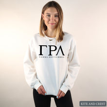 Load image into Gallery viewer, Block Letter Crewneck Sweatshirt