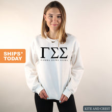 Load image into Gallery viewer, Block Letter Crewneck Sweatshirt