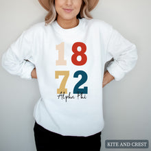 Load image into Gallery viewer, Sweatshirt | Colorful Year Crewneck Sweatshirt | Sorority Gift Idea