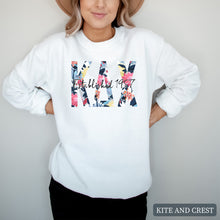 Load image into Gallery viewer, Floral Block Crewneck Sweatshirt