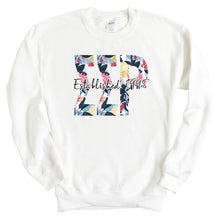 Load image into Gallery viewer, Floral Block Crewneck Sweatshirt