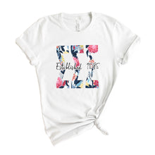 Load image into Gallery viewer, - Floral Block Sorority T-Shirt Tee