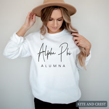 Load image into Gallery viewer, Sweatshirt - Sorority Alumna Crewneck Sweatshirt