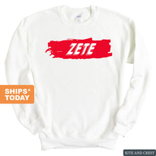 Load image into Gallery viewer, Sweatshirt - Red Slash Crewneck Sweatshirt