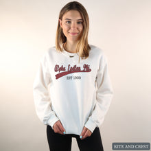 Load image into Gallery viewer, Sweatshirt | Baseball Crewneck Sweatshirt | Sorority Gift Idea