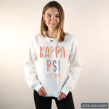 Load image into Gallery viewer, Pastel Stencil Sweatshirt - Fraternity Crewneck Sweatshirt