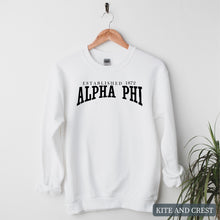Load image into Gallery viewer, Established Sorority Crewneck Sweatshirt
