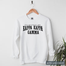 Load image into Gallery viewer, Established Sorority Crewneck Sweatshirt