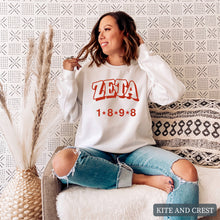 Load image into Gallery viewer, Sweatshirt - Red Arch Crewneck Sweatshirt
