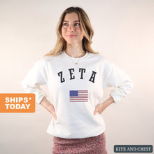 Load image into Gallery viewer, Sweatshirt - USA Crewneck Sweatshirt