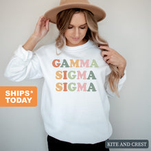 Load image into Gallery viewer, Bright and Colorful Crewneck Sweatshirt