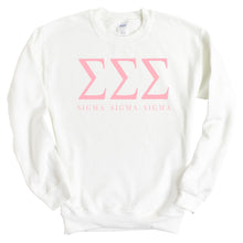 Load image into Gallery viewer, nk Letter Sorority Crewneck Sweatshirt