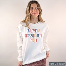 Load image into Gallery viewer, Sweatshirt | Retro Crewneck Sweatshirt | Sorority Gift Idea