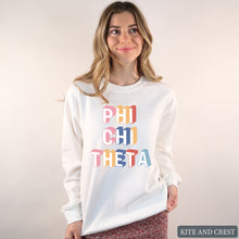 Load image into Gallery viewer, Colorful 3D Sweatshirt - Fraternity Crewneck Sweatshirt