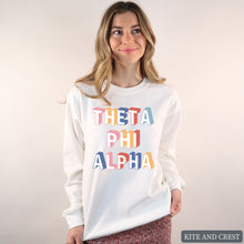 Load image into Gallery viewer, Sweatshirt | Retro Crewneck Sweatshirt | Sorority Gift Idea