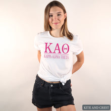 Load image into Gallery viewer, Big Letters Sorority T-Shirt