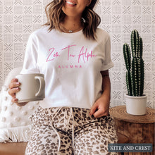 Load image into Gallery viewer, T-Shirt | Vintage Alumna Shirt | Sorority Gift Idea