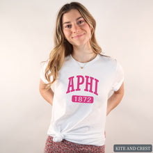 Load image into Gallery viewer, T-Shirt | Large Established Shirt | Sorority Gift Idea