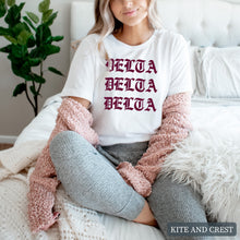 Load image into Gallery viewer, T-Shirt | Old Type Written Shirt | Sorority Gift Idea