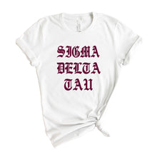 Load image into Gallery viewer, T-Shirt | Old Type Written Shirt | Sorority Gift Idea