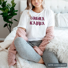 Load image into Gallery viewer, T-Shirt | Old Type Written Shirt | Sorority Gift Idea