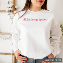 Load image into Gallery viewer, Basic Written Crewneck Sweatshirt