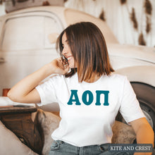 Load image into Gallery viewer, T-Shirt | Basic Large Letters Shirt | Sorority Gift Idea