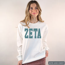 Load image into Gallery viewer, Sweatshirt - Blue Retro Crewneck Sweatshirt