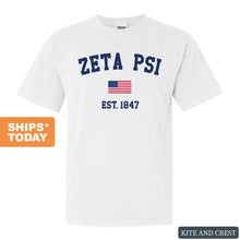 Load image into Gallery viewer, Comfort Colors T-Shirt - USA Flag Shirt