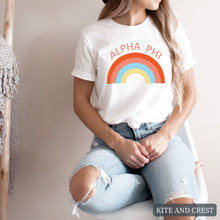 Load image into Gallery viewer, T-shirt - Colorful Rainbow Tee