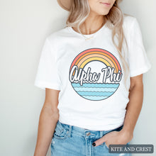 Load image into Gallery viewer, T-shirt - Wavy Rainbow Tee