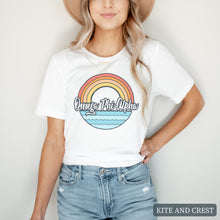 Load image into Gallery viewer, Wavy Rainbow T-shirt