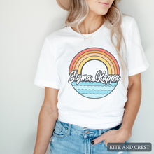 Load image into Gallery viewer, T-shirt - Wavy Rainbow Tee