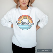 Load image into Gallery viewer, Wavy Rainbow Crewneck Sweatshirt