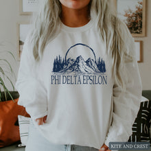 Load image into Gallery viewer, a Weekend in the Mountains Sweatshirt - Fraternity Crewneck Sweatshirt