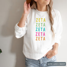 Load image into Gallery viewer, Sweatshirt - Modern Stacked Crewneck Sweatshirt