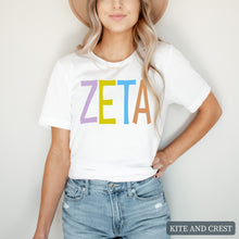 Load image into Gallery viewer, T-shirt - Colorful Lined Tee
