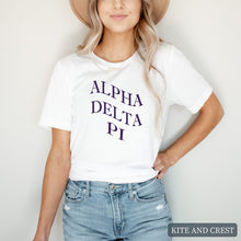 Load image into Gallery viewer, T-Shirt | Large and Wavy Letters Shirt | Sorority Gift Idea