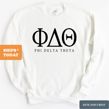 Load image into Gallery viewer, Sweatshirt - Block Letter Crewneck Sweatshirt