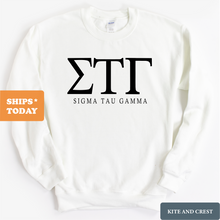 Load image into Gallery viewer, Sweatshirt - Block Letter Crewneck Sweatshirt