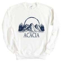 Load image into Gallery viewer, Acacia Epic Mountains Sweatshirt - Fraternity Crewneck Sweatshirt - Kite and Crest