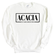 Load image into Gallery viewer, Acacia Fraternal Block Sweatshirt - Fraternity Crewneck Sweatshirt - Kite and Crest