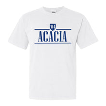 Load image into Gallery viewer, Acacia Shield Comfort Colors T-Shirt - Fraternity Tee - Kite and Crest