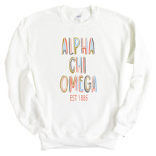 Load image into Gallery viewer, Alpha Chi Omega Sweatshirt - ACHIO Cooper Crewneck Sweatshirt - Kite and Crest