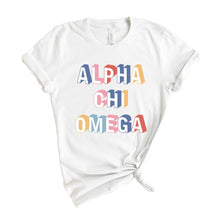 Load image into Gallery viewer, Alpha Chi Omega T-Shirt | ACHIO Retro Shirt | Alpha Chi Omega Sorority Gift Idea - Kite and Crest