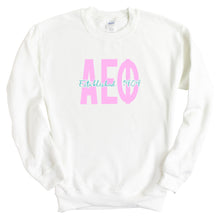 Load image into Gallery viewer, Alpha Epsilon Phi Sweatshirt - AEPHI Bright Retro Crewneck Sweatshirt - Kite and Crest