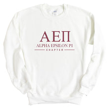 Load image into Gallery viewer, Alpha Epsilon Pi Sweatshirt - AEPI Basic Lined Crewneck Sweatshirt - Kite and Crest