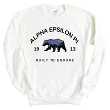 Load image into Gallery viewer, Alpha Epsilon Pi Sweatshirt - AEPI Fraternal Bear Crewneck Sweatshirt - Kite and Crest